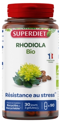Superdiet Rhodiola Bio 90 Gélules