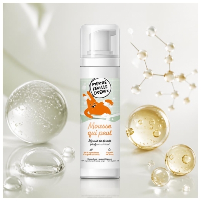 Pierre Feuille Ciseaux Shower Foam - Apricot 150 ml