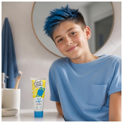 Pierre Feuille Ciseaux Pastă de Coafare Culoare Albastră 75 ml