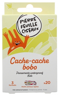 Pierre Feuille Ciseaux Kids Waterproof Plasters Animals 20 Plasters