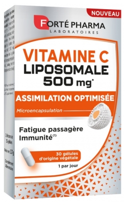 Forté Pharma Vitamine C Liposomale 500 mg 30 Gélules Végétales