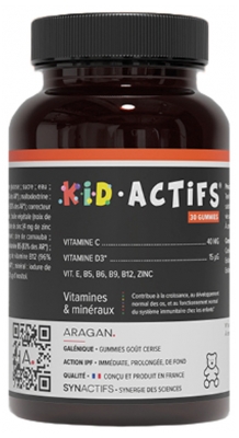 Aragan Synactifs KidActifs 3+ 30 Gummies