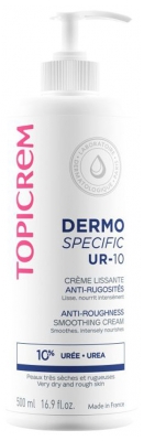 Topicrem DERMO SPECIFIC UR-10 Anti-Roughness Smoothing Cream 500ml