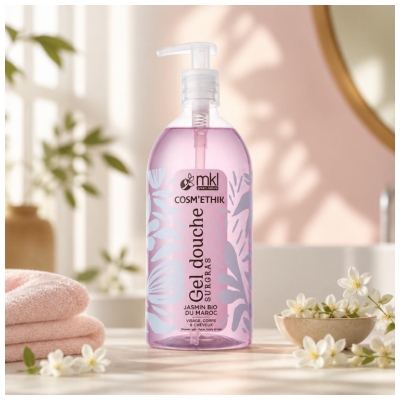 MKL Green Nature Cosm'Ethik Gel Doccia Biologico al Gelsomino dal Marocco 1 L