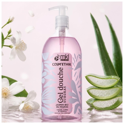 MKL Green Nature Cosm'Ethik Gel Doccia Biologico al Gelsomino dal Marocco 1 L
