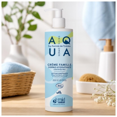 MKL Green Nature Aqua Kremas Šeimos Dermo-Drėkinamasis Bio 400 ml