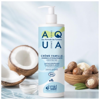 MKL Green Nature Aqua Kremas Šeimos Dermo-Drėkinamasis Bio 400 ml