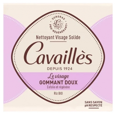 Rogé Cavaillès Limpiador Facial Sólido Exfoliante Suave 70 g