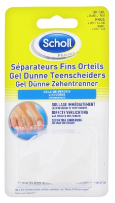 Scholl 3 Separadedos Finos