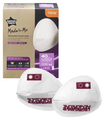 Tommee Tippee Made For Me 40 Large Disposable Breastfeeding Pads