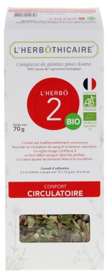 L'Herbôthicaire L'Herbô 2 Circulatory Comfort Herbal Complex for Organic Herbal Tea 70g