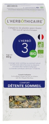 L'Herbôthicaire L'Herbô 3 Comfort Relax Sleep Complesso di Tisane bio 60 g