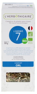 L'Herbôthicaire L'Herbô 7 ENT Comfort Herbal Complex for Organic Herbal Tea 50g