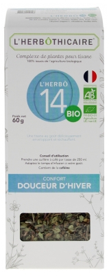 L'Herbôthicaire L'Herbô 14 Confort Douceur d'Hiver Complexe de Plantes pour Tisane Bio 60 g