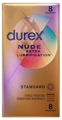 Durex Nude Lubrifiere Extra 8 Prezervative