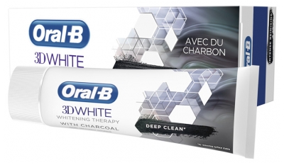 Oral-B 3D White Whitening Therapy Intense Cleaning Charcoal 75 ml