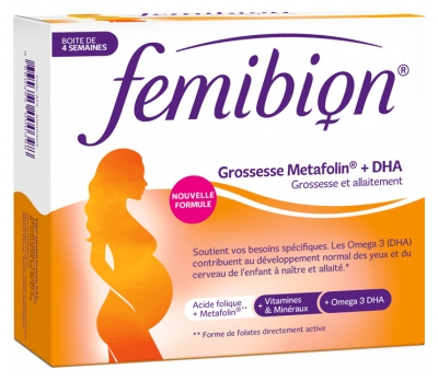 Femibion Ciąża Metafolin + DHA 28 Tabletek + 28 Kapsułek