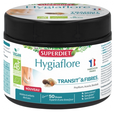 Superdiet Hygiaflore Transit & Fibers Organic 184 g