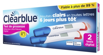 Clearblue Test Ciążowy Digital Ultra Early Detection Pregnancy Test Set of 2