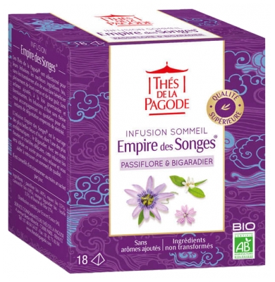 Čaji Pagode Infusion Empire des Songes Bio 18 vrečkic