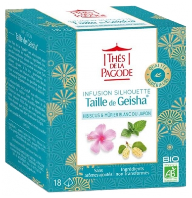 Ceaiurile Pagode Infuzie Talie de Gheisă Bio 18 Pliculețe