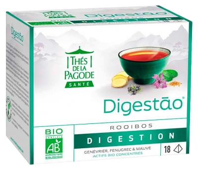 Ceaiurile Pagodei Digestao Rooibos Digestie Bio 18 Plicuri
