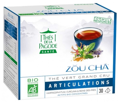 Herbaty Pagoda Zou Cha Green Tea Grand Cru Organic Joints 30 Saszetek