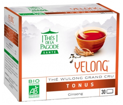 Thés de la Pagode Yelong Tea Wulong Grand Cru Tonus Bio 30 Bustine
