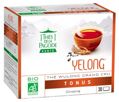 Yelong Pagode Čaji Wulong Grand Cru Tonus Bio 30 vrečk