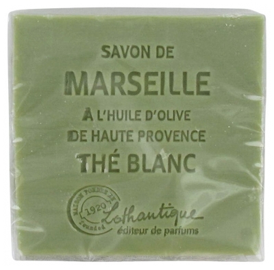 Lothantique Savon de Marseille Parfumé 100 g - Senteur : Thé blanc