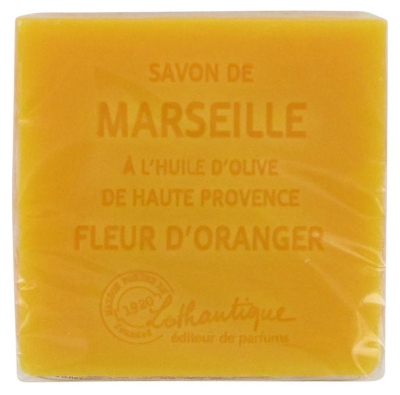 Lothantique Savon de Marseille Parfumé 100 g - Senteur : Fleur d'Oranger