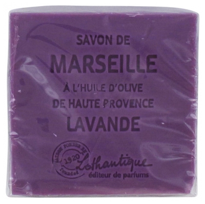 Lothantique Marseille Soap Fragranced 100g - Scent: Lavender