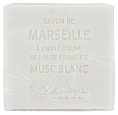 Lothantique Jabón de Marsella Perfumado 100 g - Olor: Almezcle Blanco