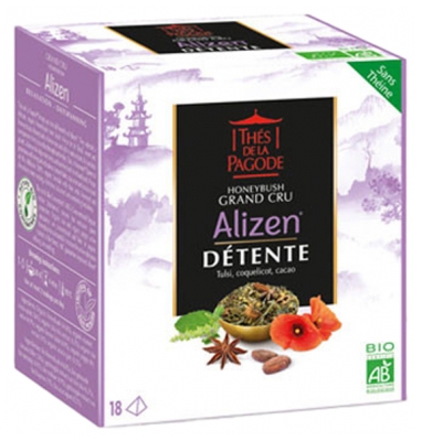 Herbaty Pagoda Alizen Honeybush Grand Cru Détente Bio 18 Saszetek