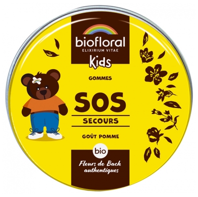 Biofloral Kids Gommes SOS Secours Bio 45 g
