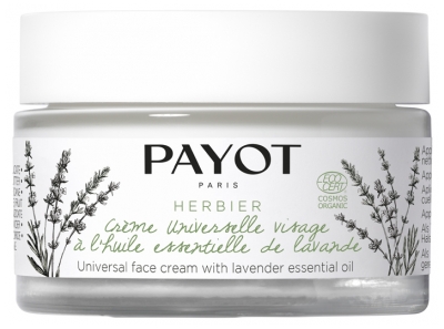 Payot Herbier Crème Universelle Visage à l'Huile Essentielle de Lavande Bio 50 ml