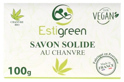 Estigreen Feste Seife mit Hanf 100 g