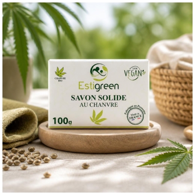 Săpun Solid cu Cânepă Estigreen 100 g