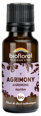 Biofloral Grânulos 1 Agrimony - Agrimónia Bio 19,5 g