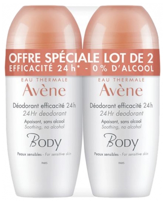 Avène Body 24H Deodorant 2 x 50ml