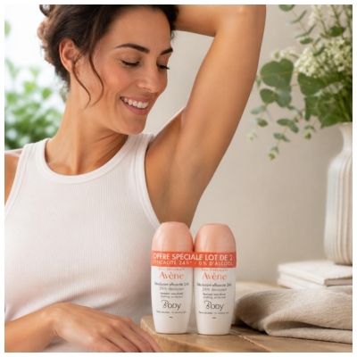 Avène Body Deodorant 24H účinnost Balení 2 x 50 ml