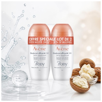 Avène Body Deodorant 24H účinnost Balení 2 x 50 ml