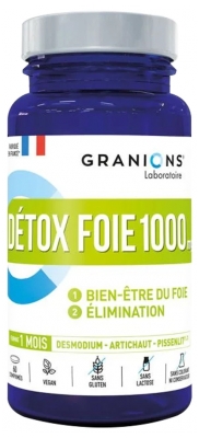 Granions Détox Foie 1000 mg 60 Comprimés
