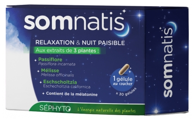Séphyto Somnatis Entspannung & Friedliche Nacht 30 Kapseln