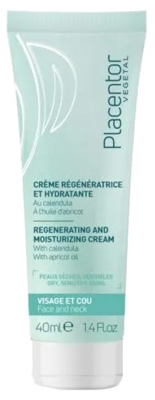 Placentor Végétal Regeneruojantis ir Drėkinamasis Kremas Sausai ir Jautriai Odai 40 ml