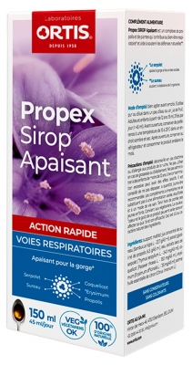 Ortis Propex Nomierinošs sīrups 150 ml