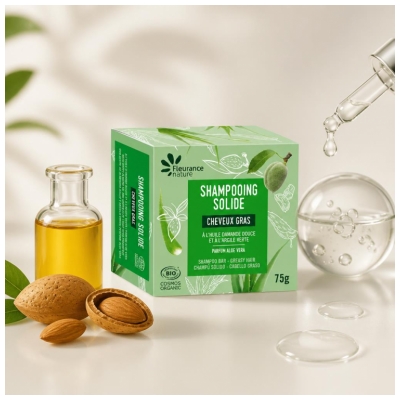 Fleurance Nature Fast Schampo Fett Hår Ekologisk 75 g