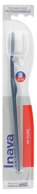 Inava Toothbrush Semi-Hard 25/100 - Colour: Grey