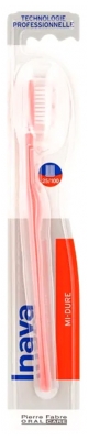 Inava Toothbrush Semi-Hard 25/100 - Colour: Orange