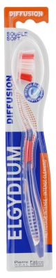 Elgydium Diffusion Toothbrush Soft - Colour: Red